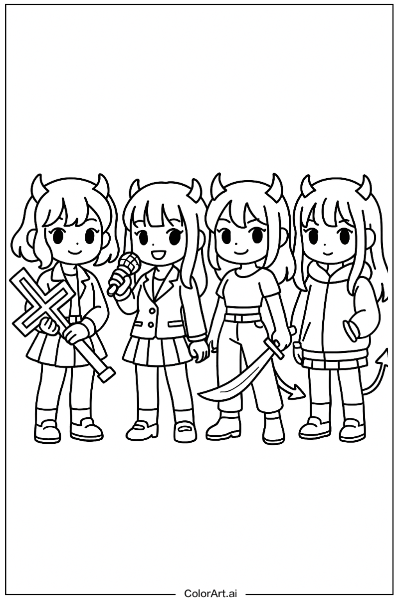 Rumi kpop demon hunters Cute Style 2