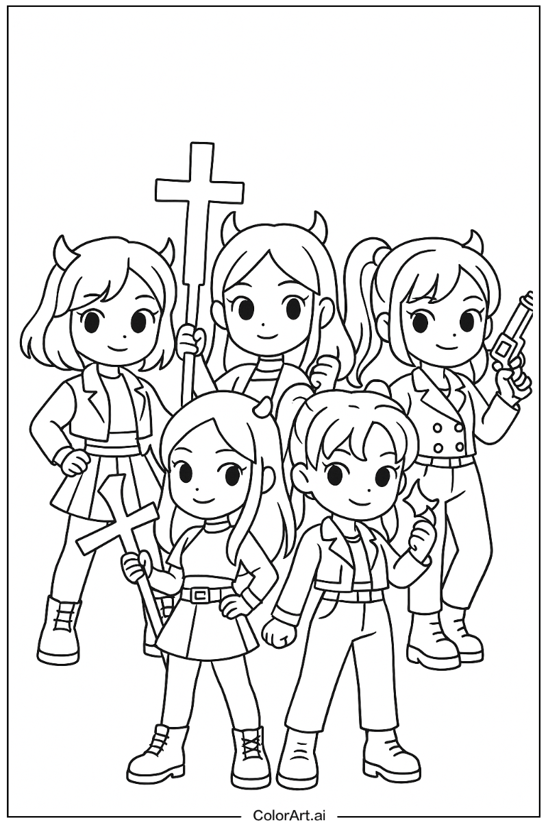 Rumi kpop demon hunters Cute Style 3