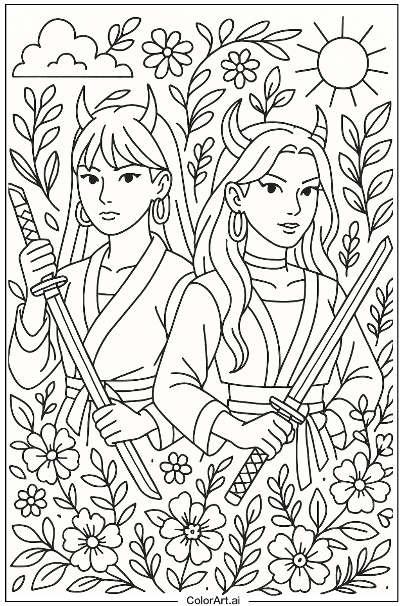 Rumi kpop demon hunters Nature Theme