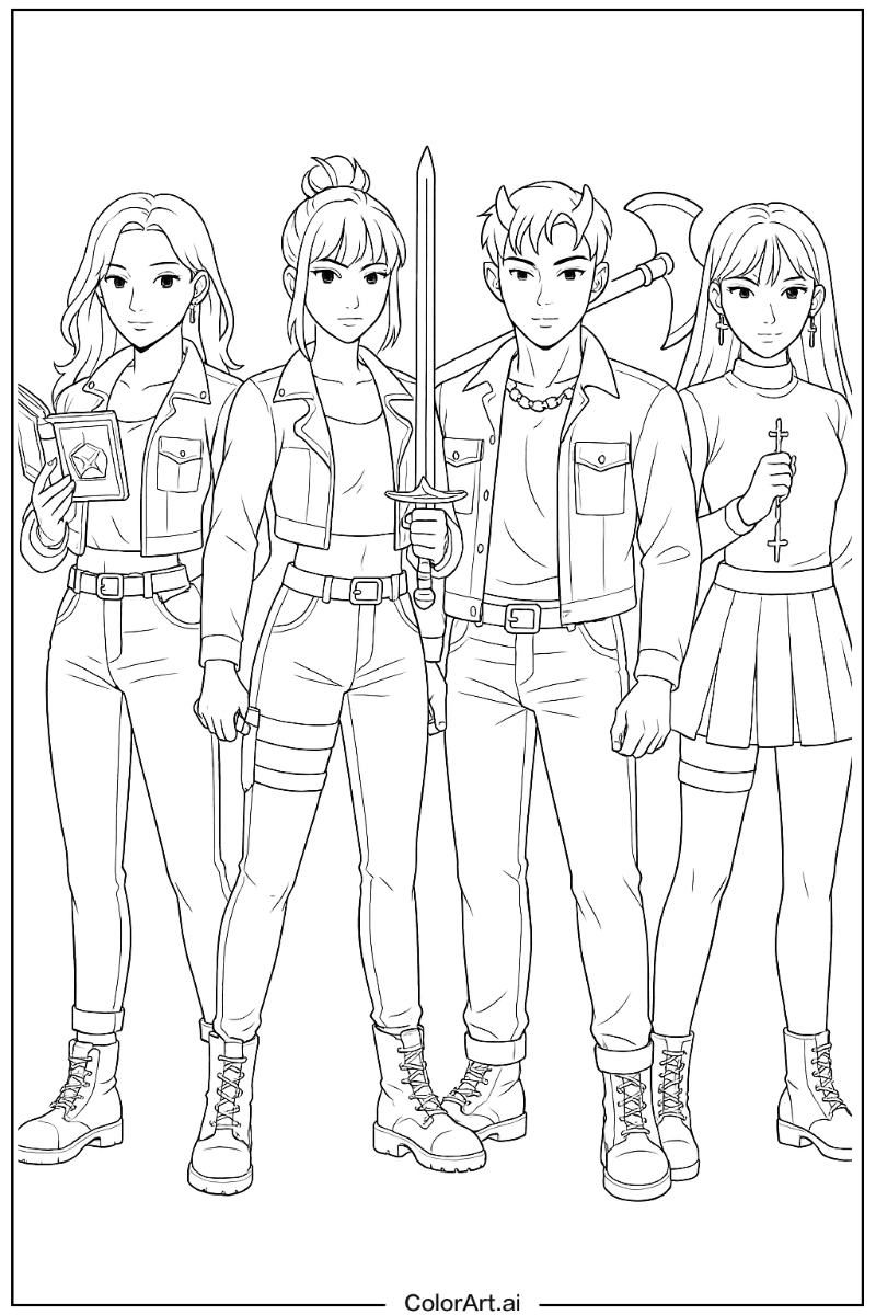 Rumi kpop demon hunters Realistic Style