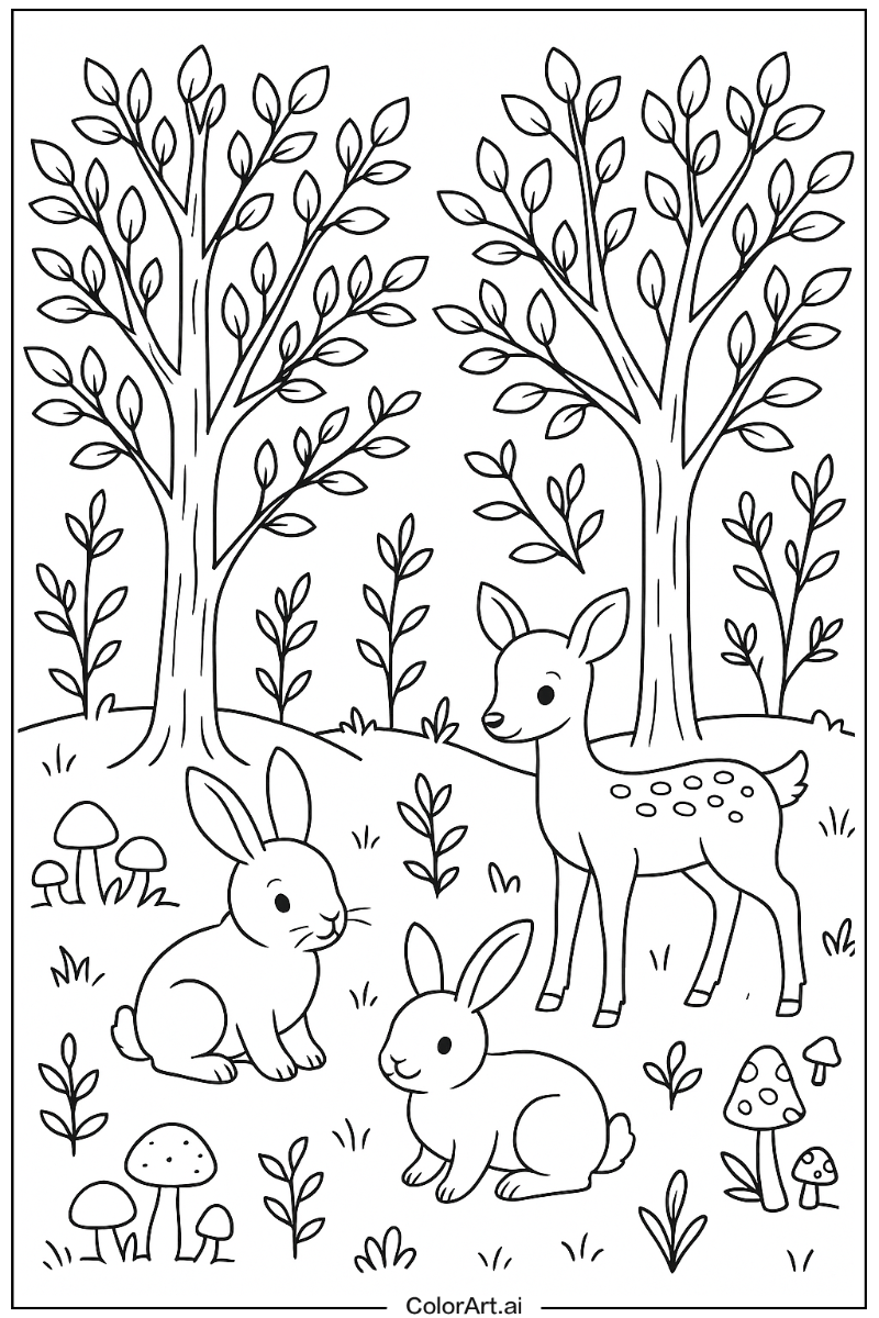 Spring Forest Awakening