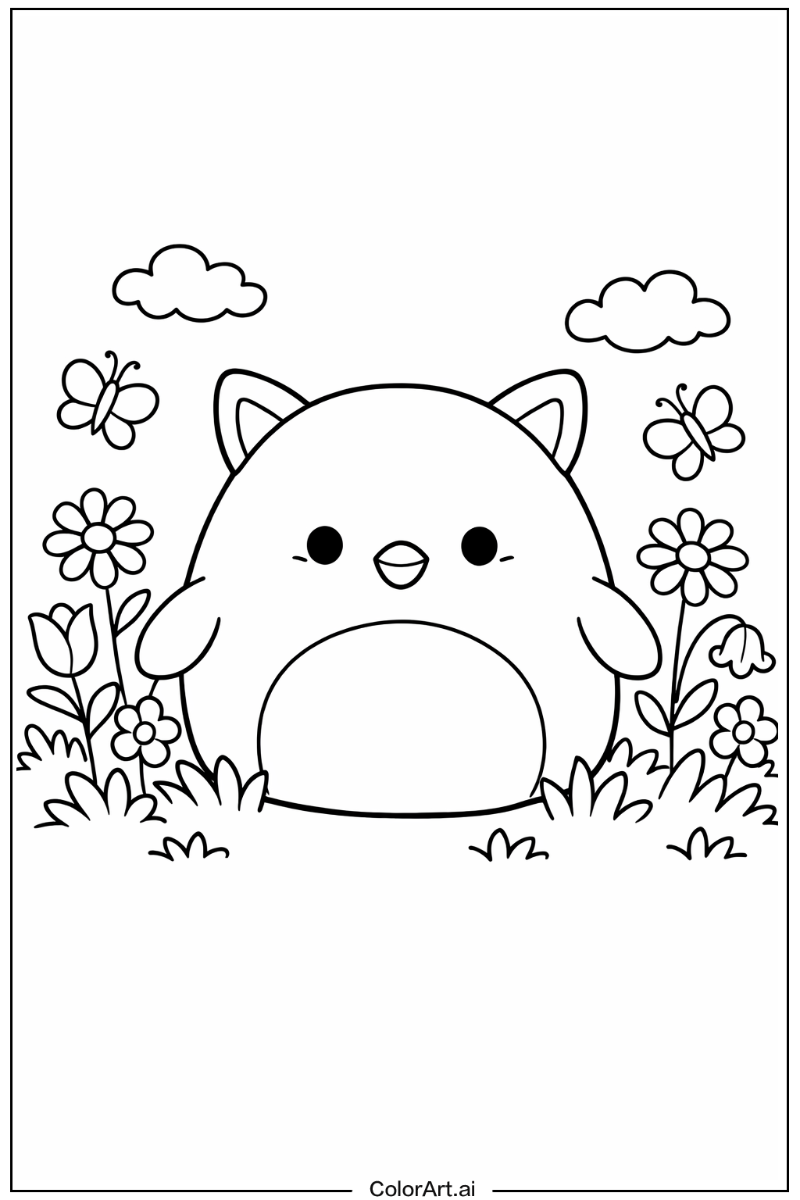 Squishmallow in a Garden 2