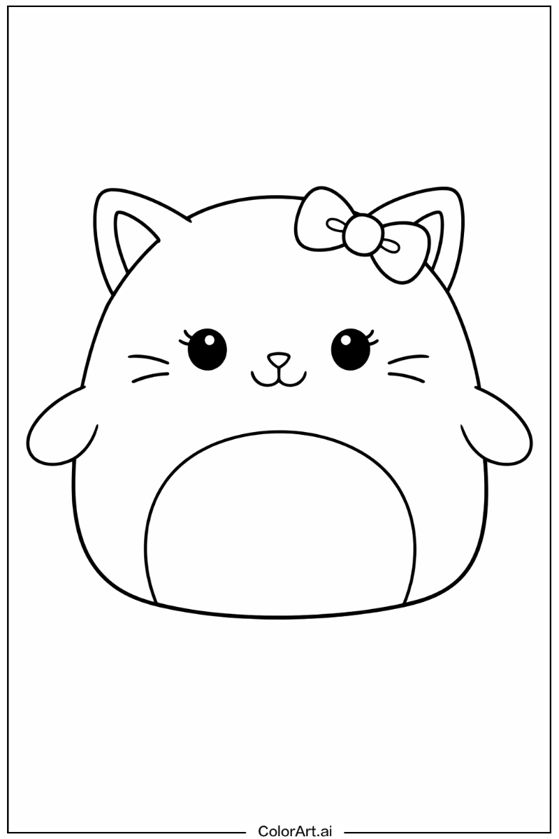 Happy Squishmallow Portrait 2