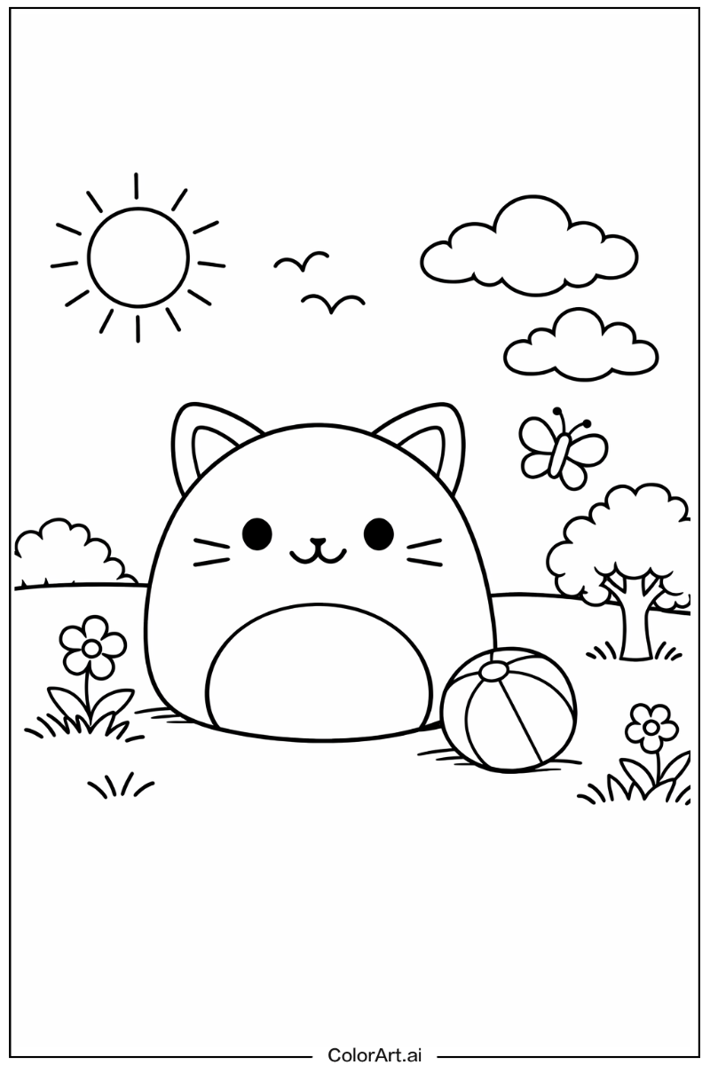 Squishmallow Playing Outside 2