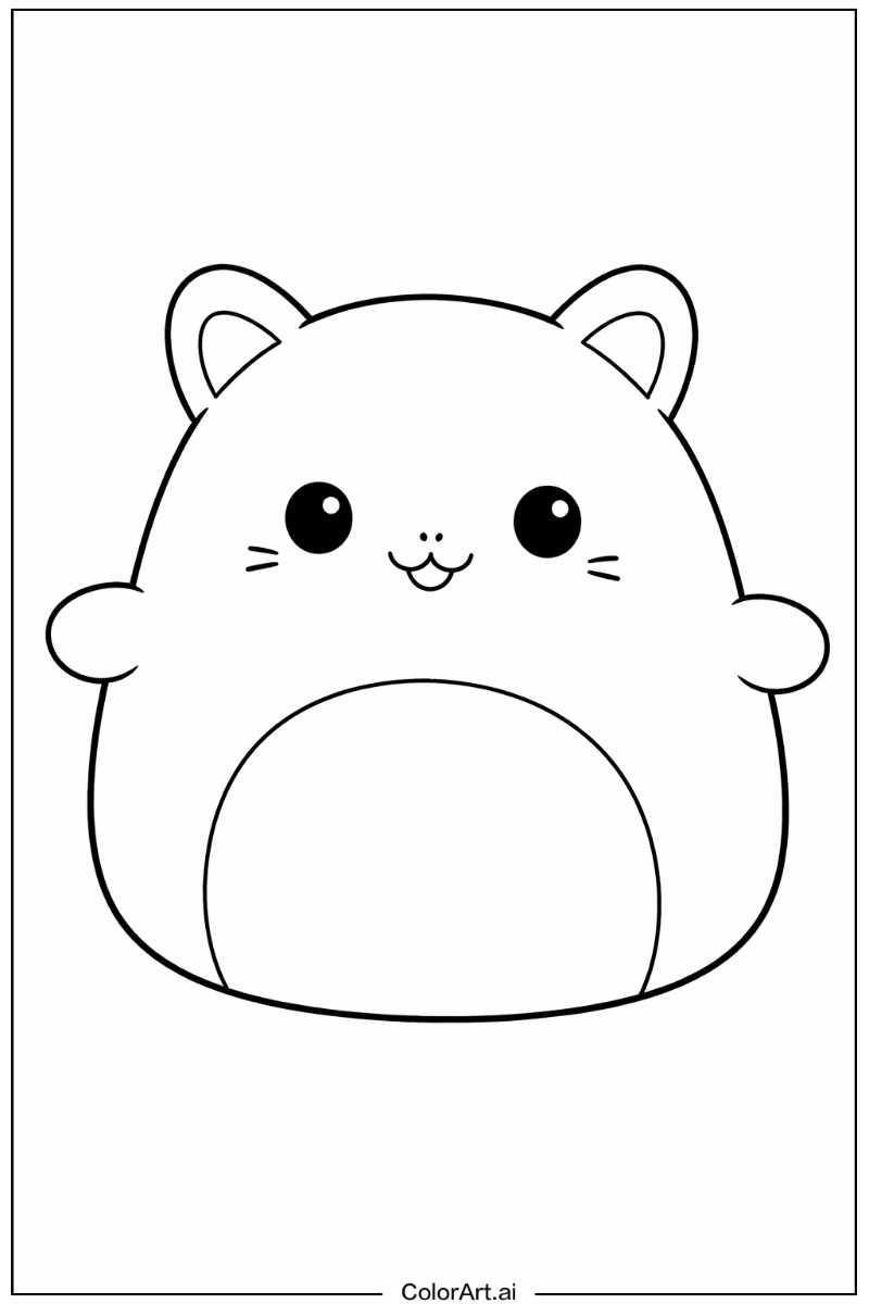 Happy Squishmallow Portrait 3