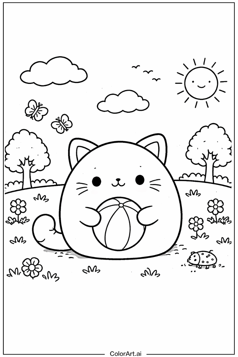 Squishmallow Playing Outside 3