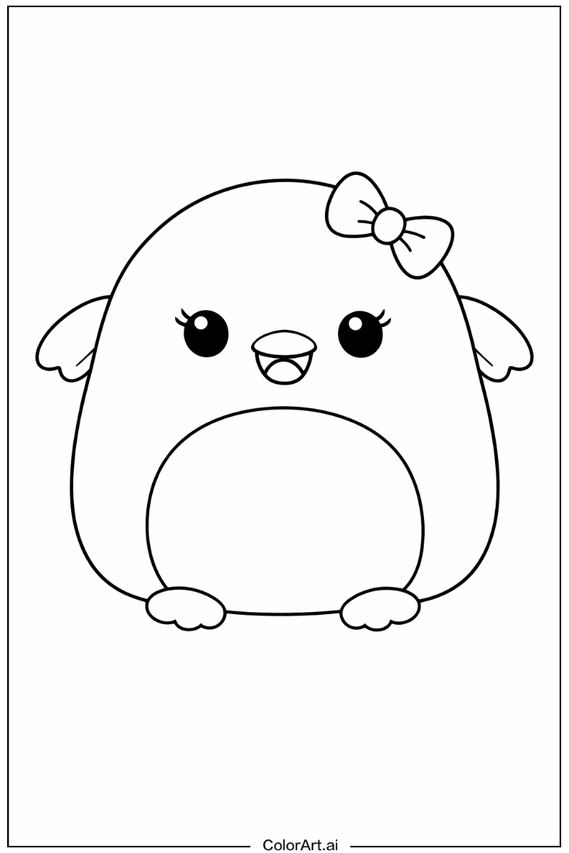 Happy Squishmallow Portrait 4