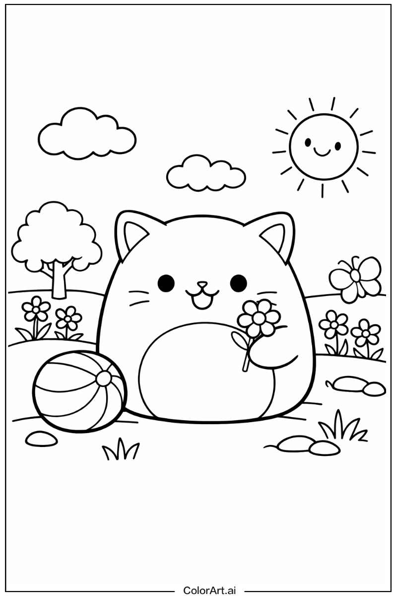 Squishmallow Playing Outside 4