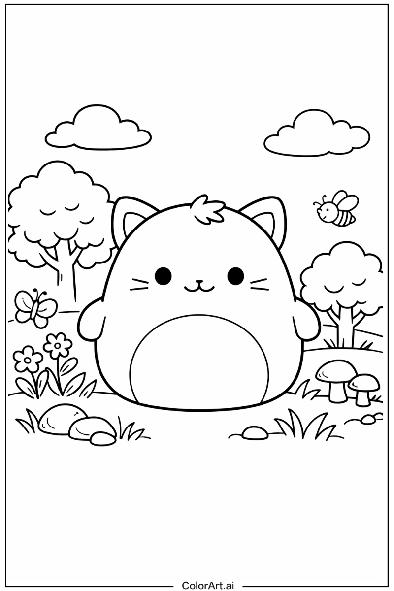 Squishmallow in Nature 4