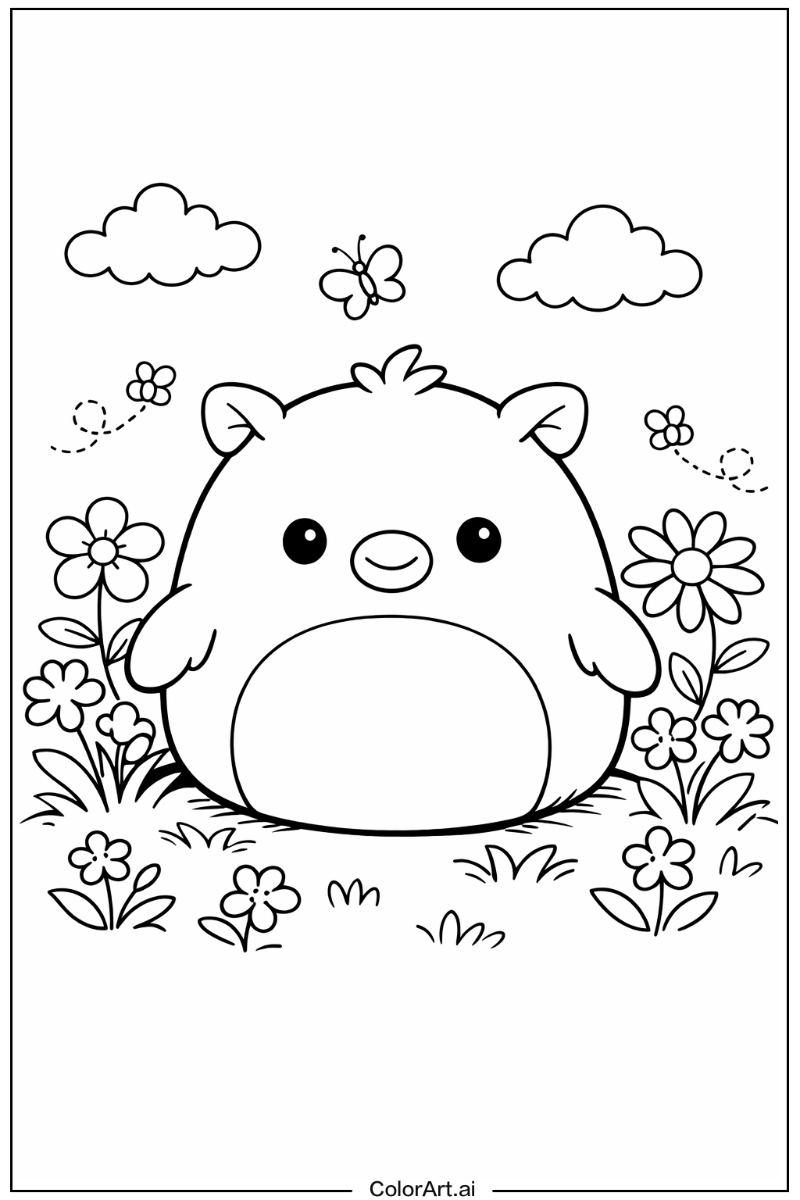 Squishmallow in a Garden 5