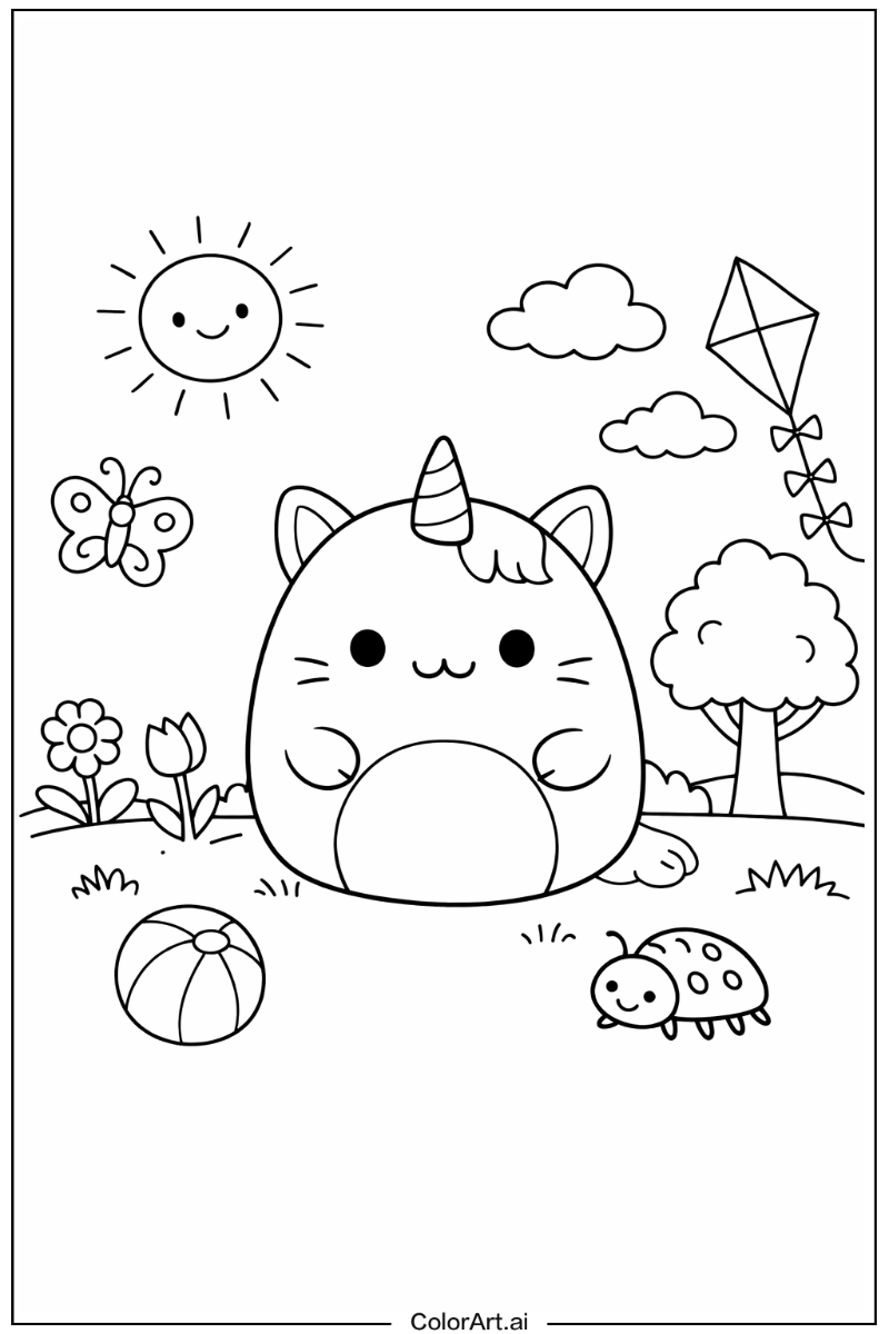 Squishmallow Playing Outside 5