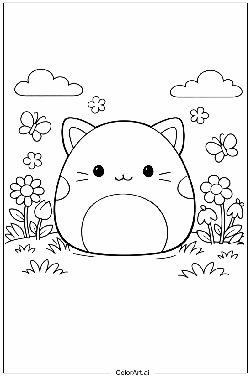 Squishmallow in a Garden 6