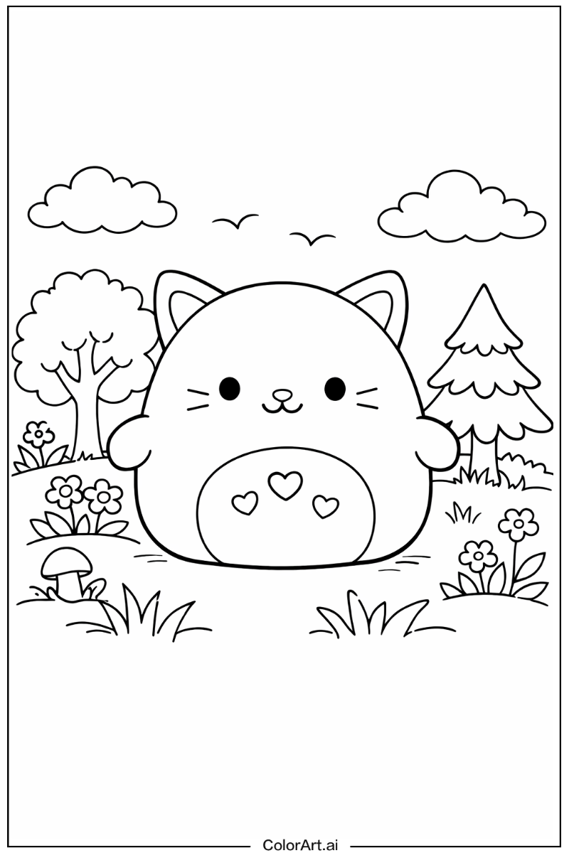 Squishmallow in Nature 6