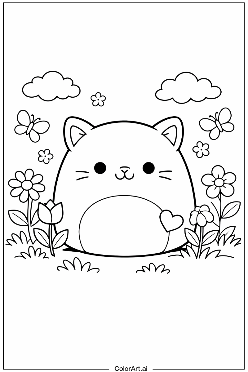 Squishmallow in a Garden 7