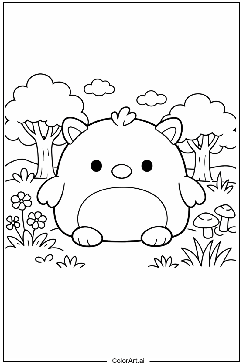 Squishmallow in Nature