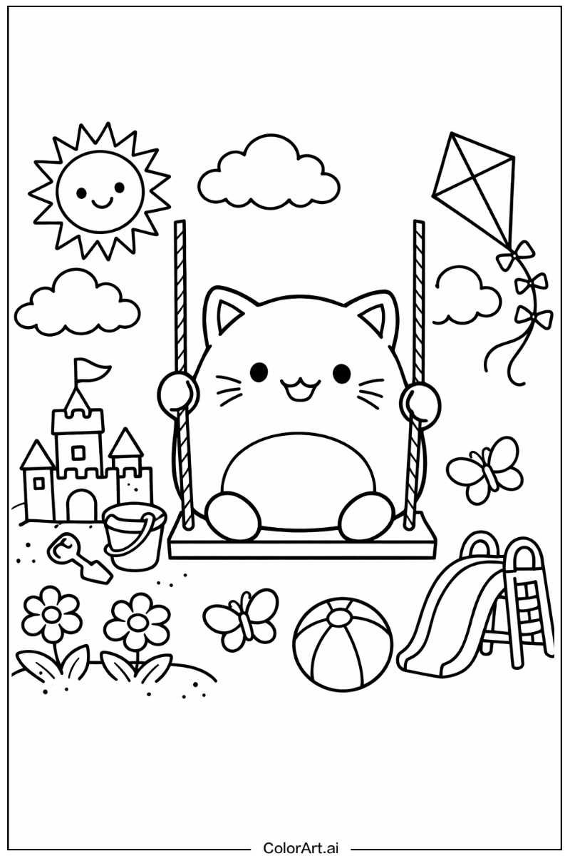 Squishmallow Having Fun