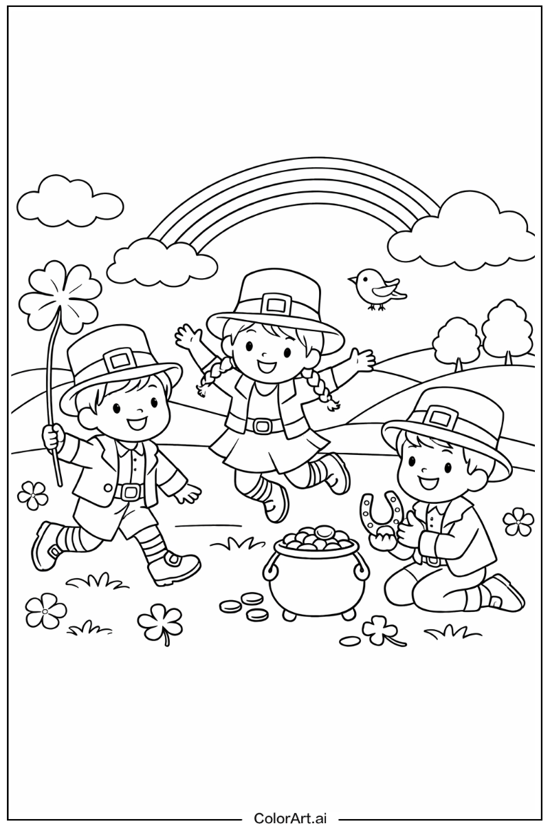 st patrick s day Playing Outside 2