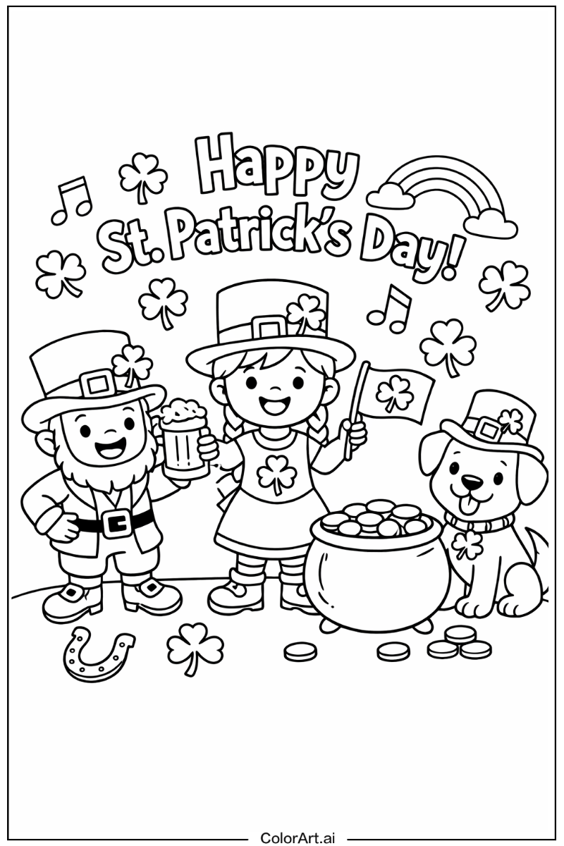 st patrick s day with Friends 2