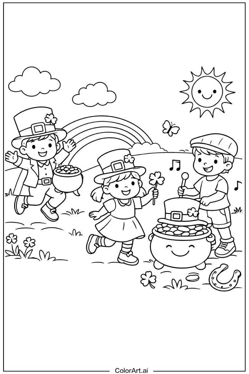 st patrick s day Playing Outside 3