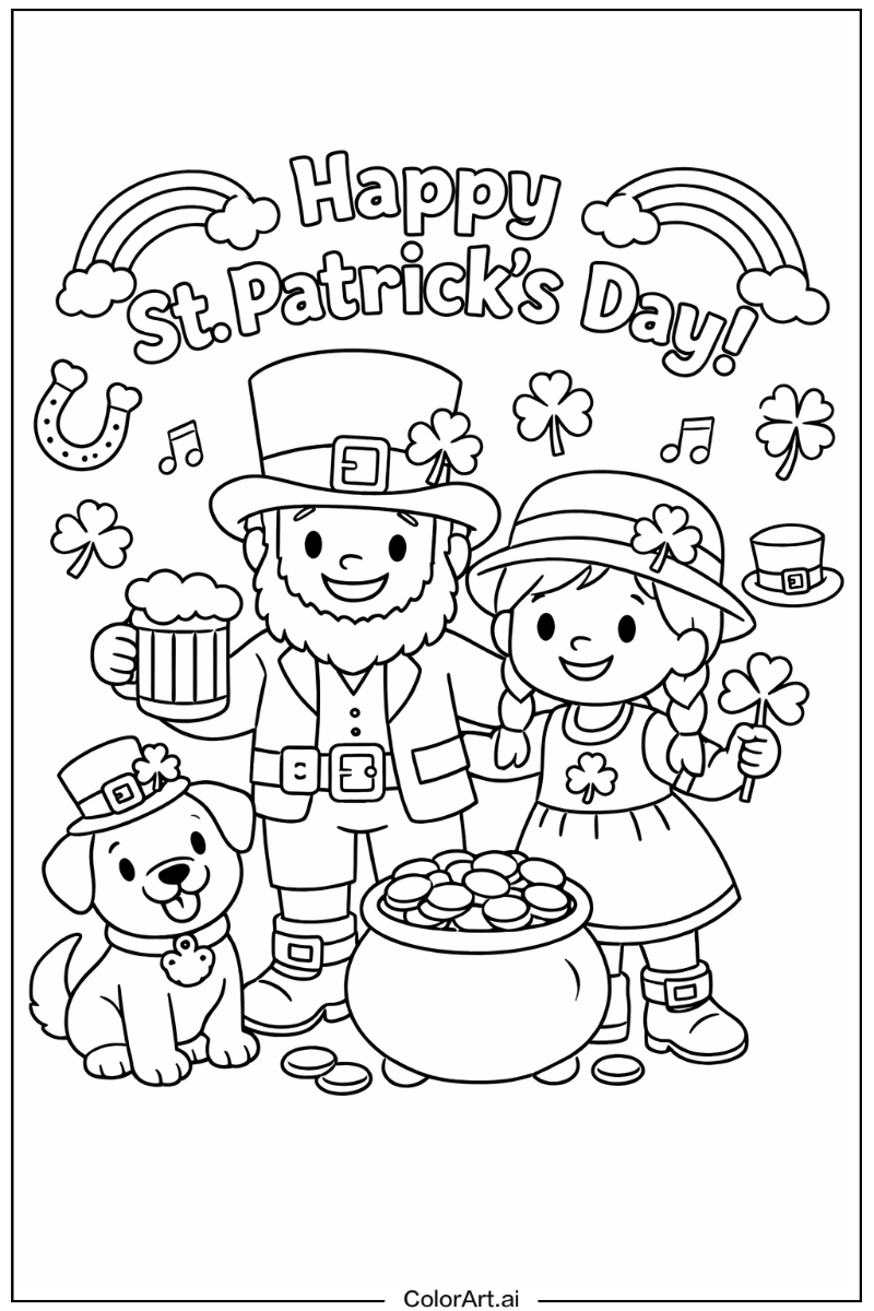 st patrick s day with Friends 3