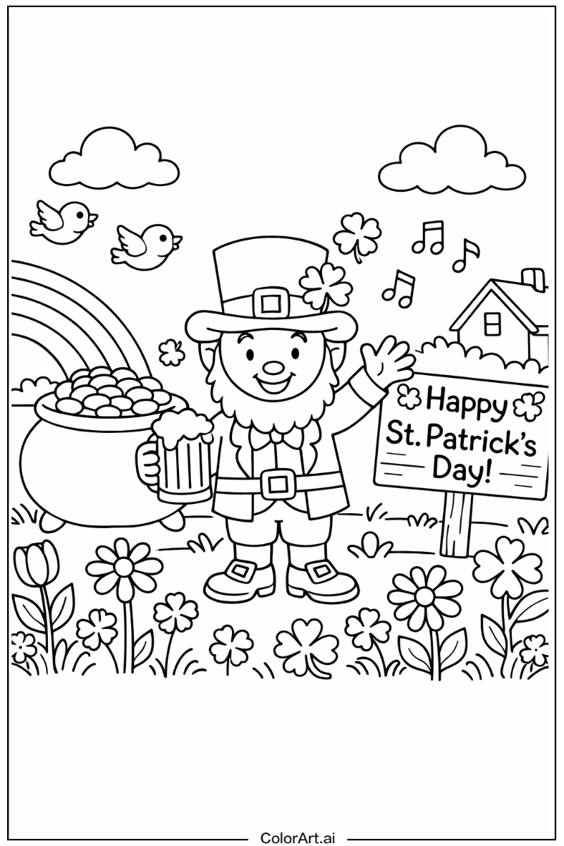 st patrick s day in a Garden 4