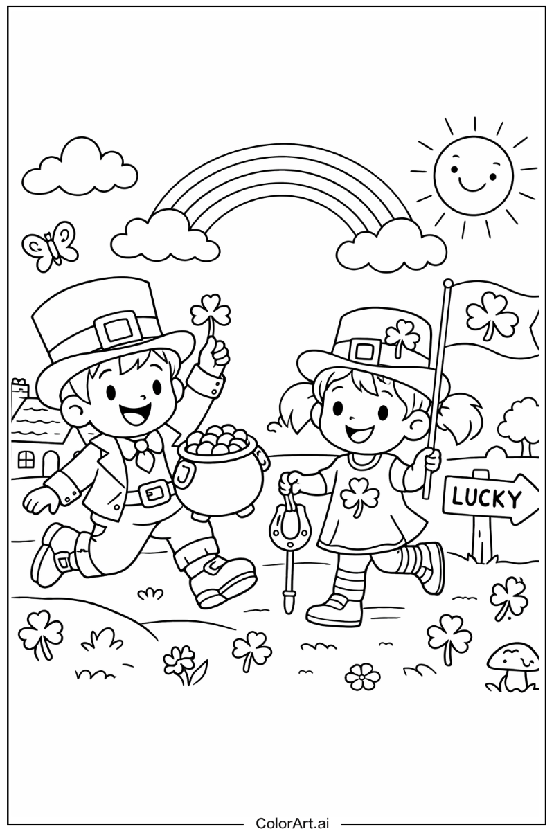 st patrick s day Playing Outside 4