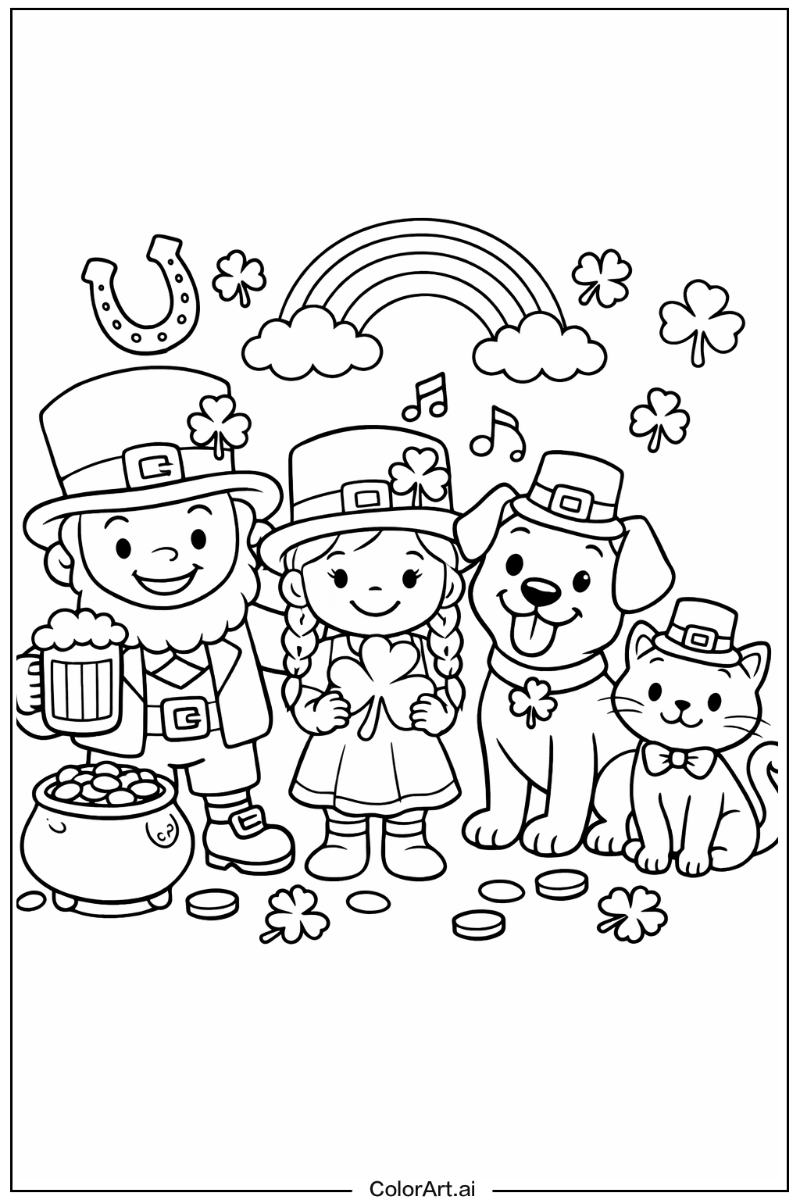 st patrick s day with Friends