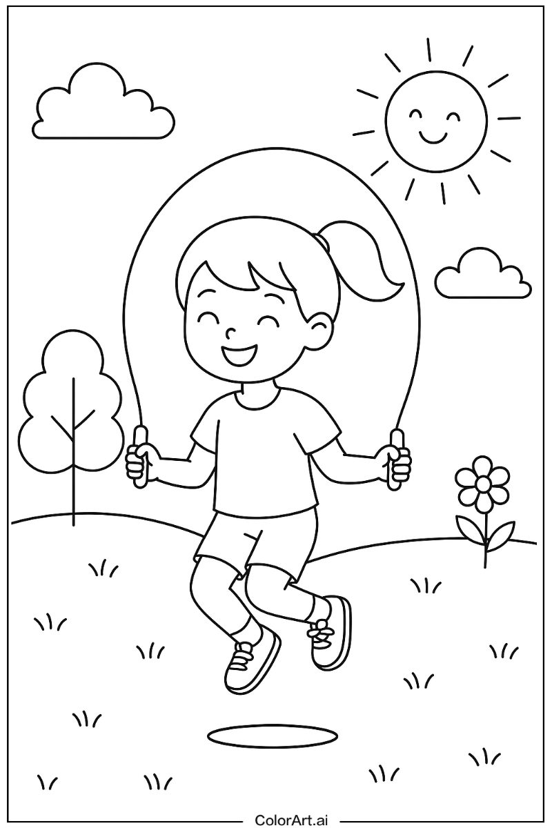 Summer Playing Outside