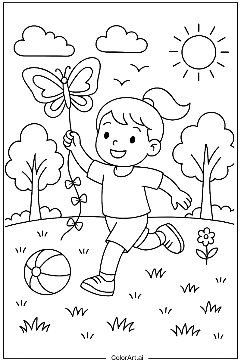 Summer Playing Outside 5