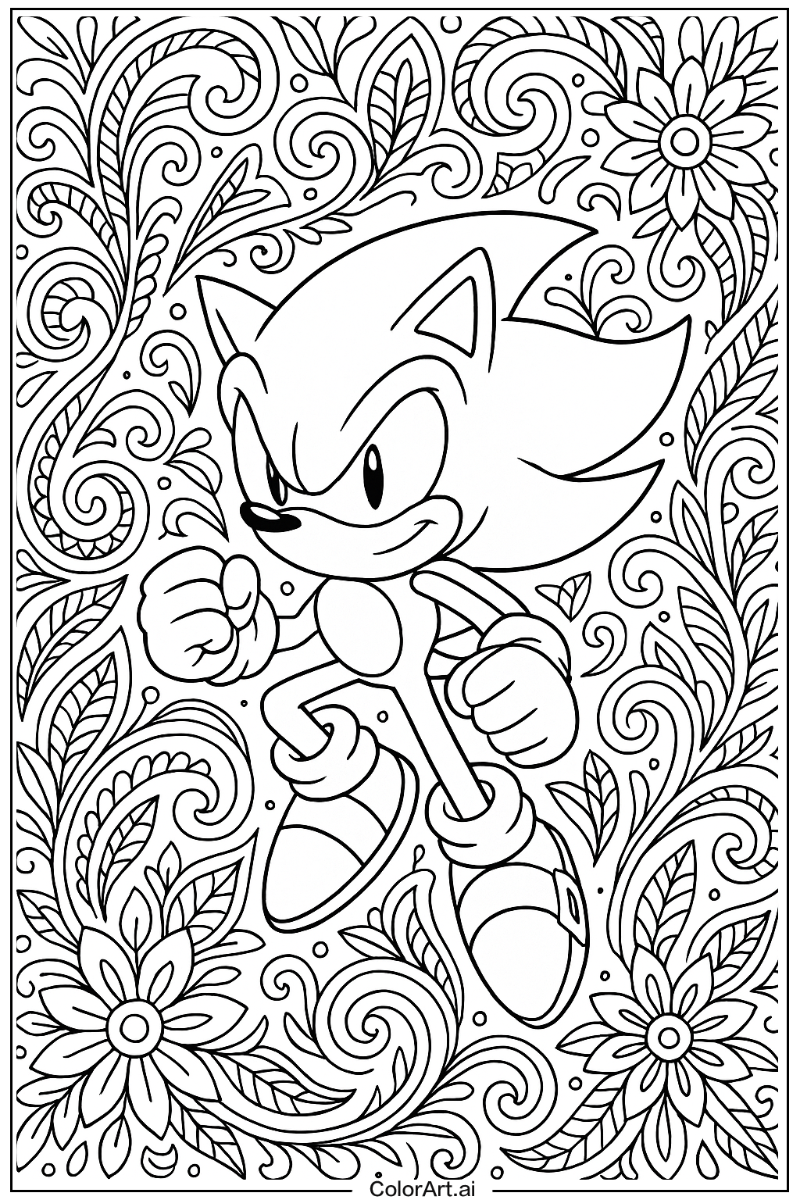 Super Sonic Pattern Art 2