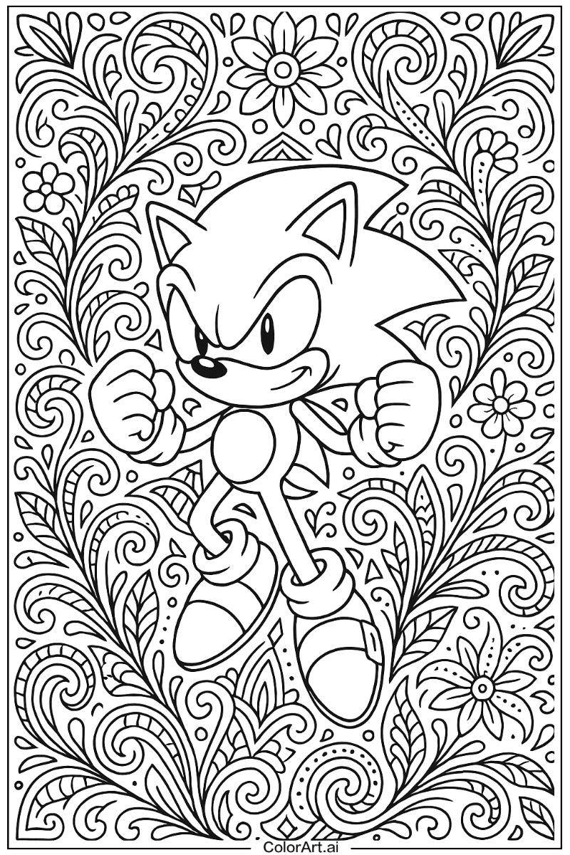Super Sonic Pattern Art 3