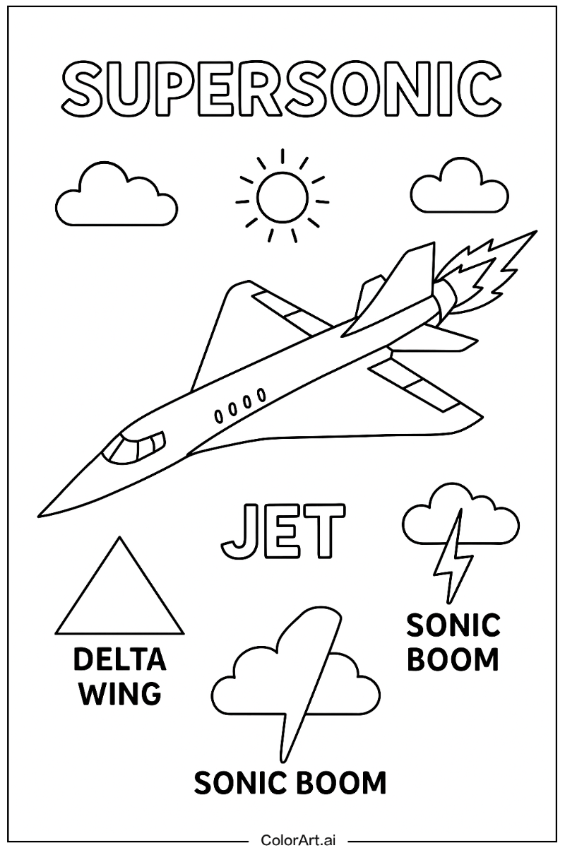 Super Sonic Educational Art 3