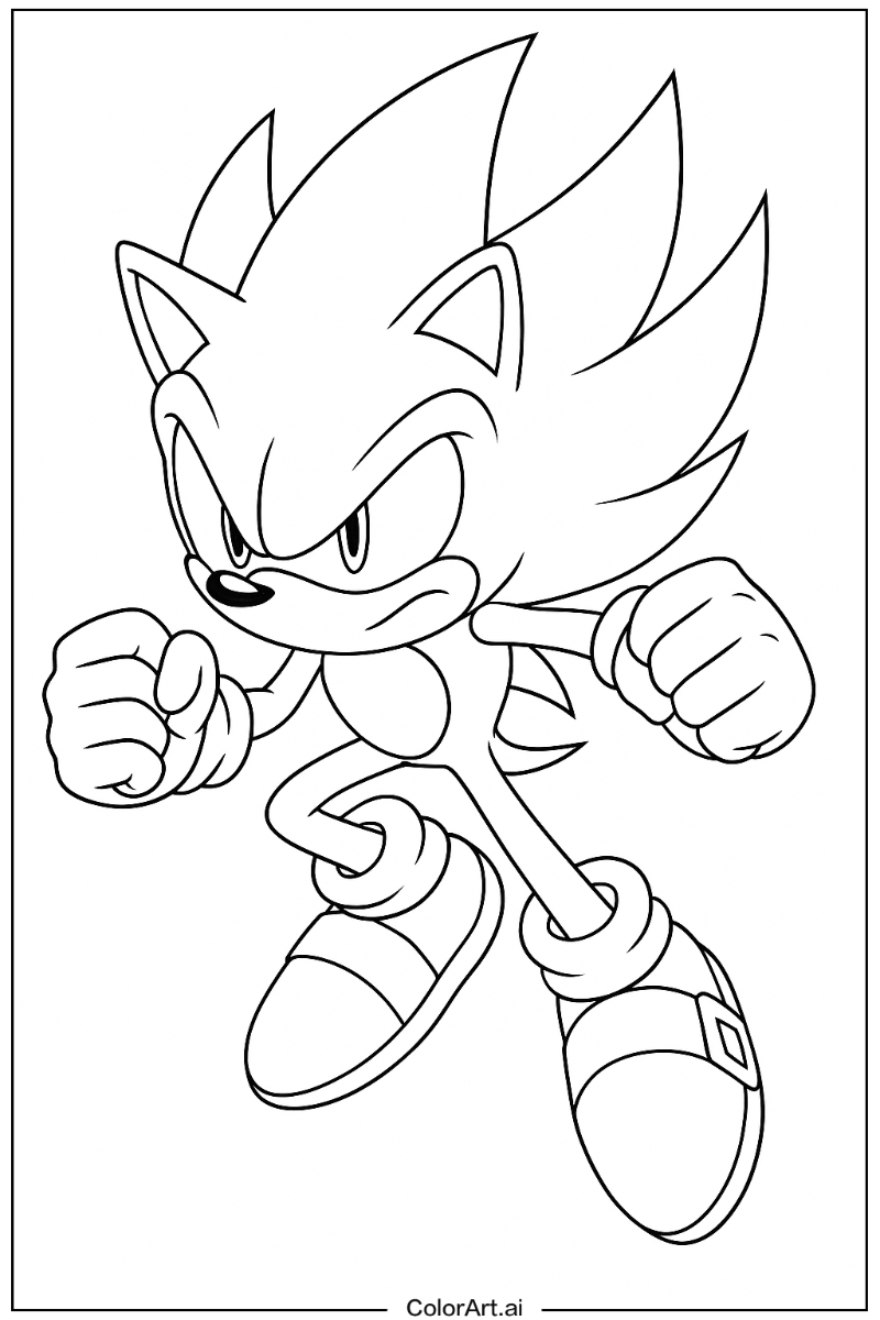 Super Sonic Realistic Style 3