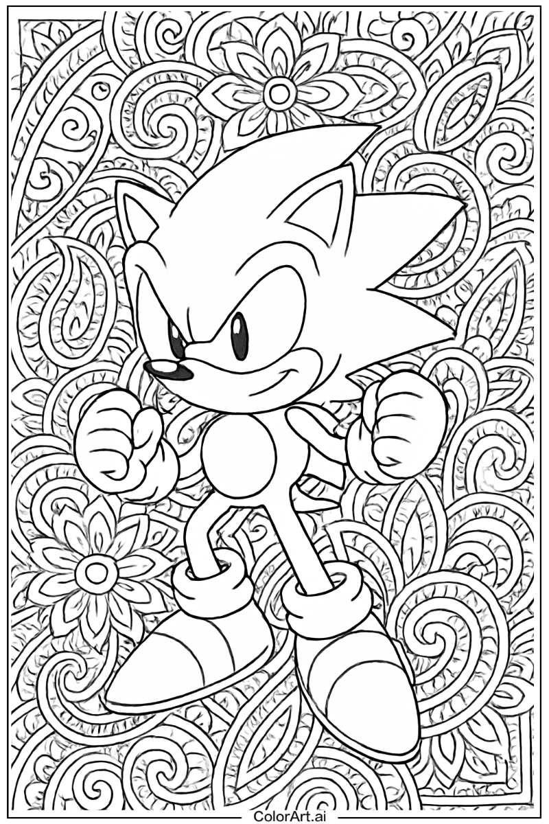 Super Sonic Pattern Art 4