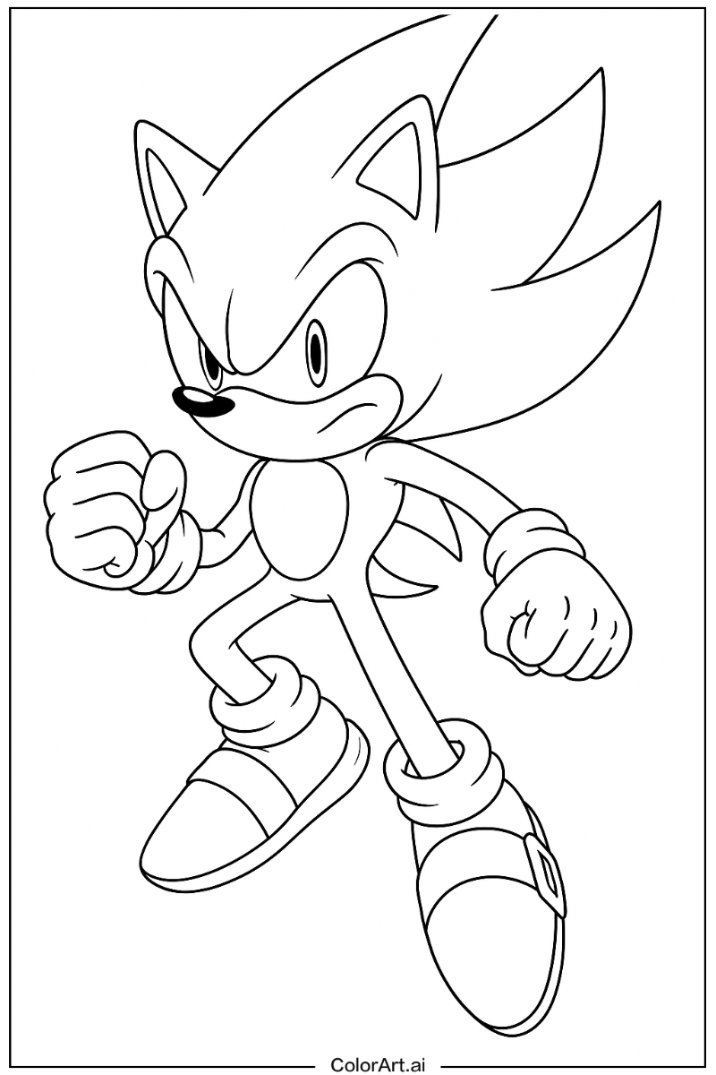 Super Sonic Realistic Style 4