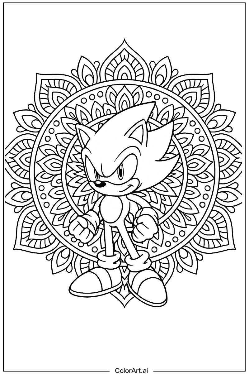Super Sonic Mandala Style 5