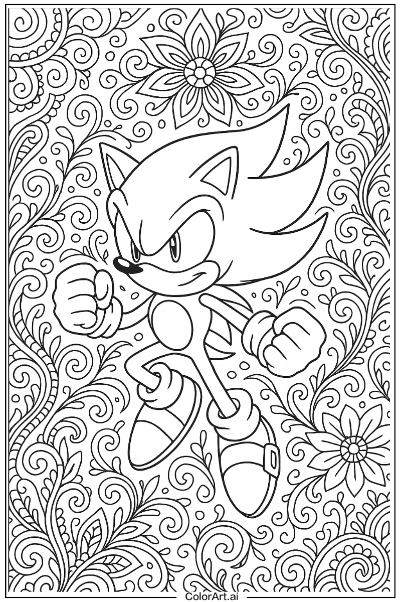 Super Sonic Pattern Art 5