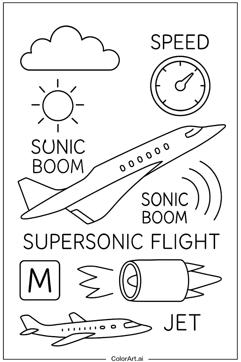 Super Sonic Educational Art