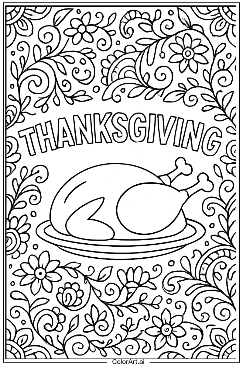 Thanksgiving Pattern Art 2