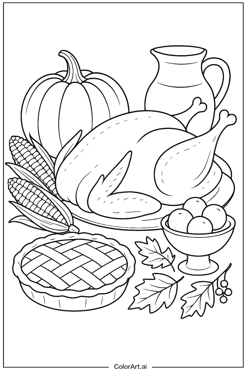 Thanksgiving Realistic Style 2