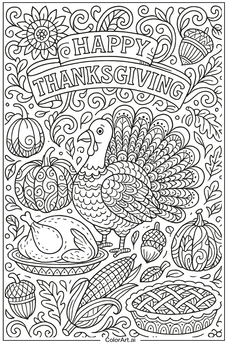 Thanksgiving Detailed Art 4