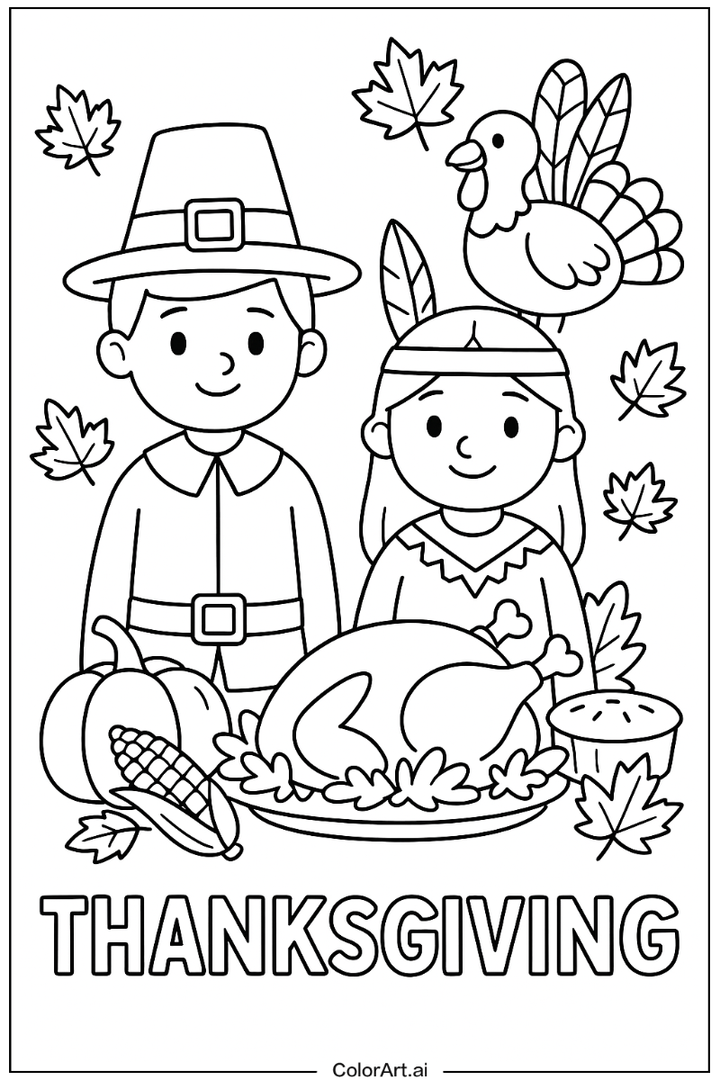 Thanksgiving Scene Design 4