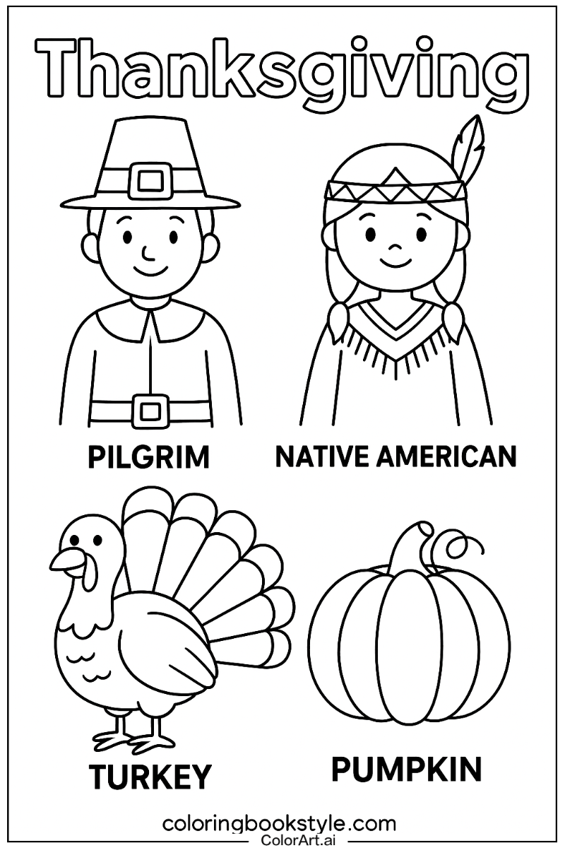 Thanksgiving Educational Art 4
