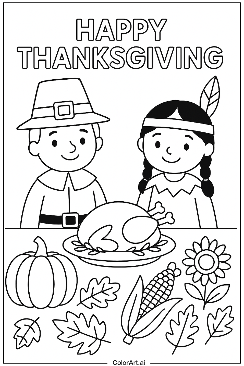 Thanksgiving Scene Design