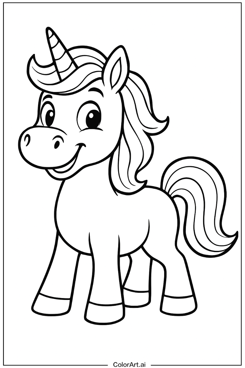 Unicorn Cartoon Fun 2