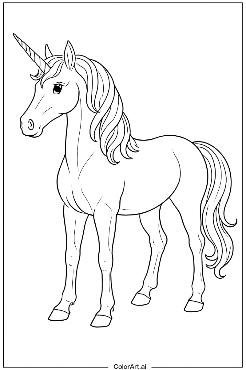 Unicorn Realistic Style 2