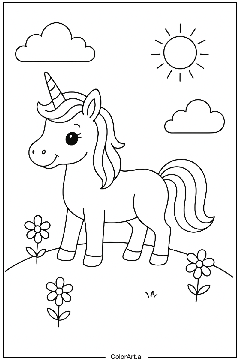 Unicorn Scene Design 3