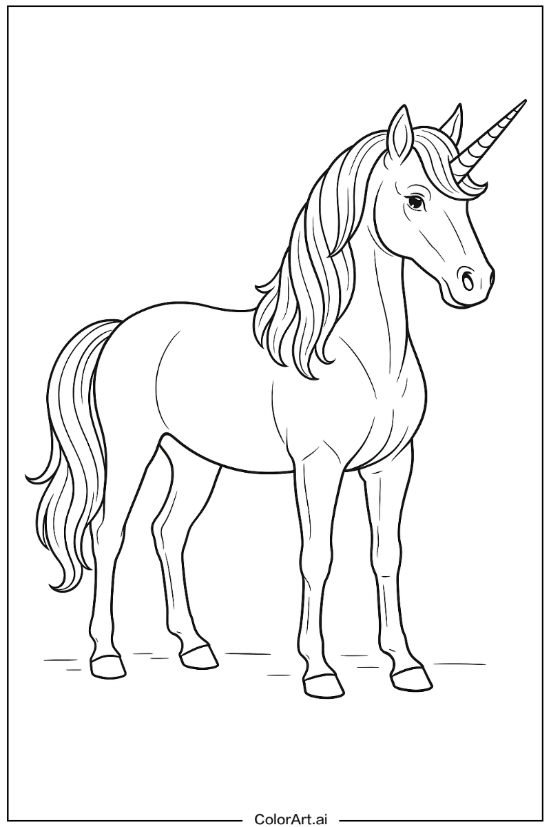 Unicorn Realistic Style 3