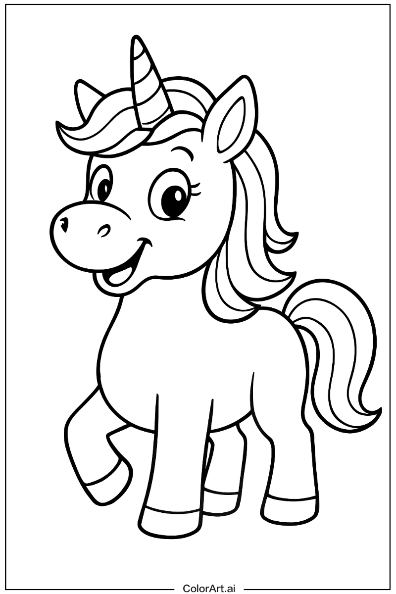 Unicorn Cartoon Fun
