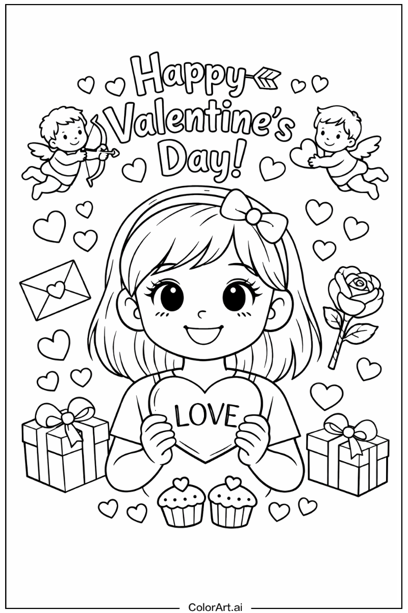 Happy Valentine's Day Portrait 2